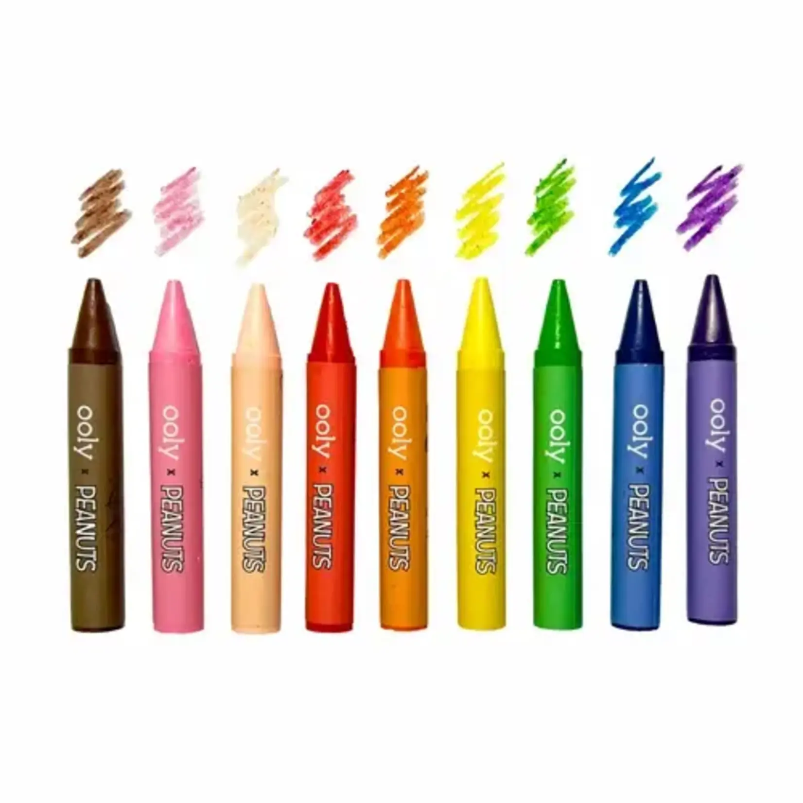 Ooly Ooly Peanuts Snoopy School Coloring Travel Kit 9 Crayons & 48 Coloring Pages
