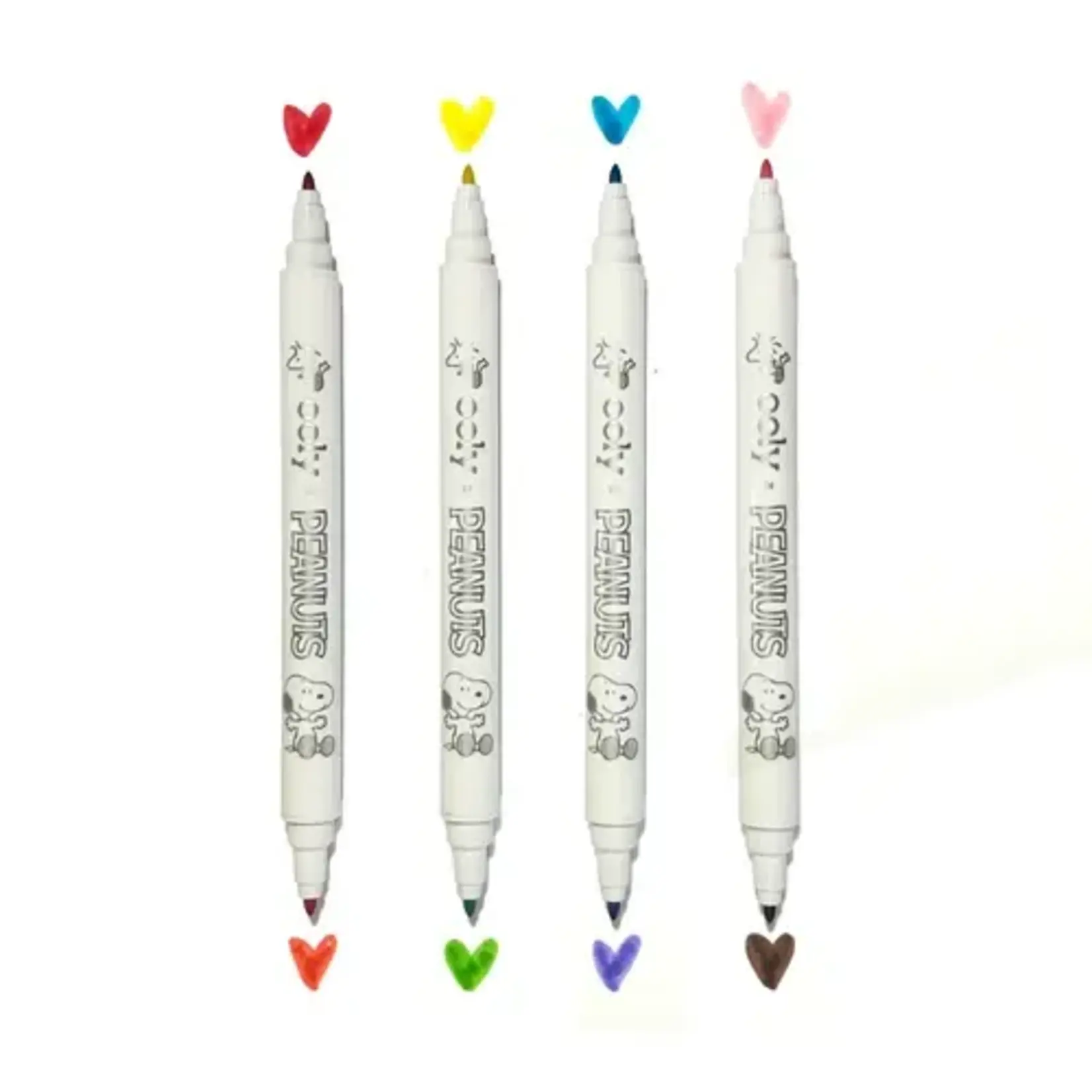 Ooly Ooly x Peanuts Activity Travel Kit & 4 Double-Ended Markers