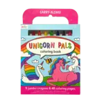 Ooly Ooly Carry-Along: Coloring Book Set - Unicorn Pals 10 PC Set