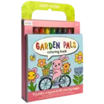 Ooly Ooly Carry-Along: Coloring Book Set - Garden Pals 10 PC Set