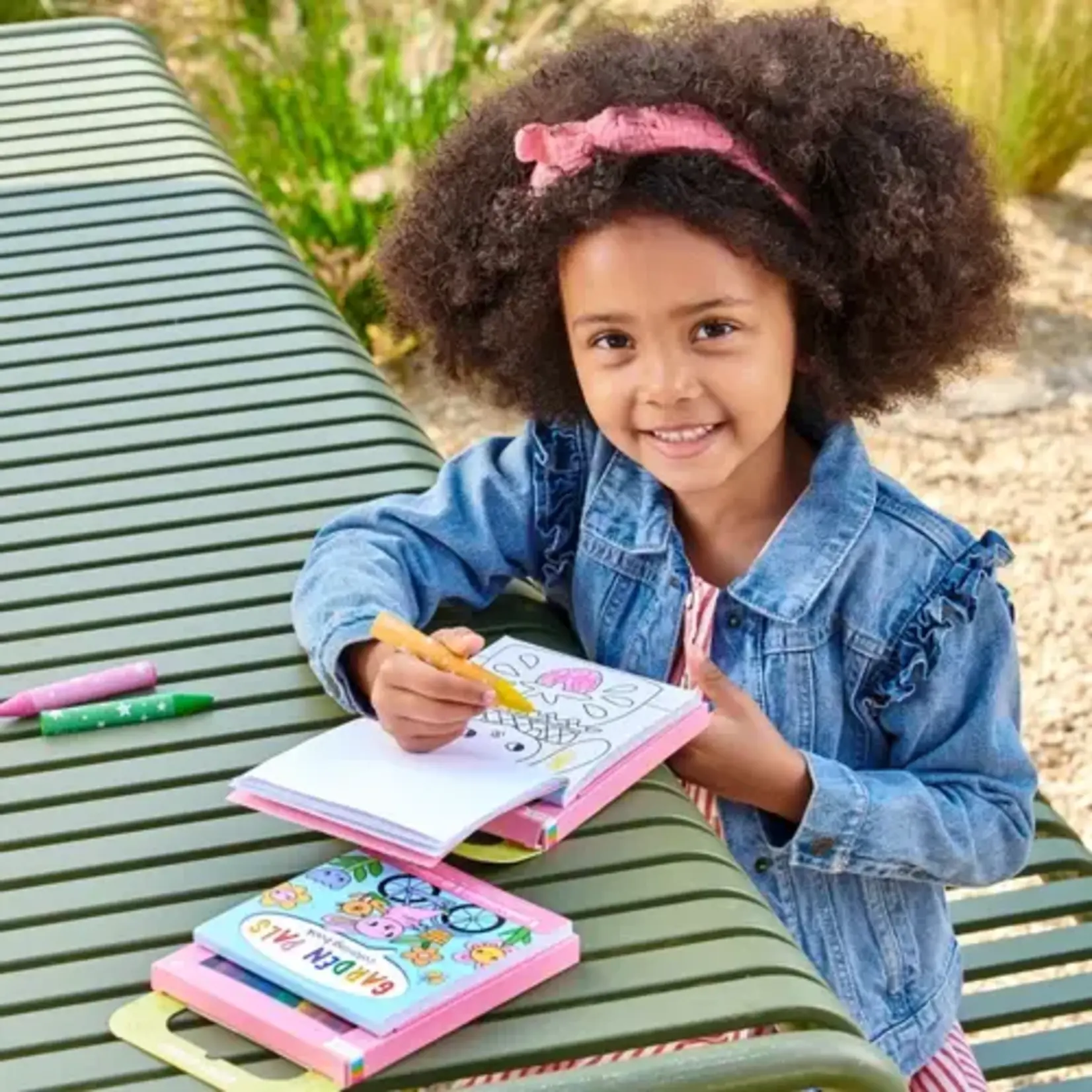 Ooly Ooly Carry-Along: Coloring Book Set - Garden Pals 10 PC Set