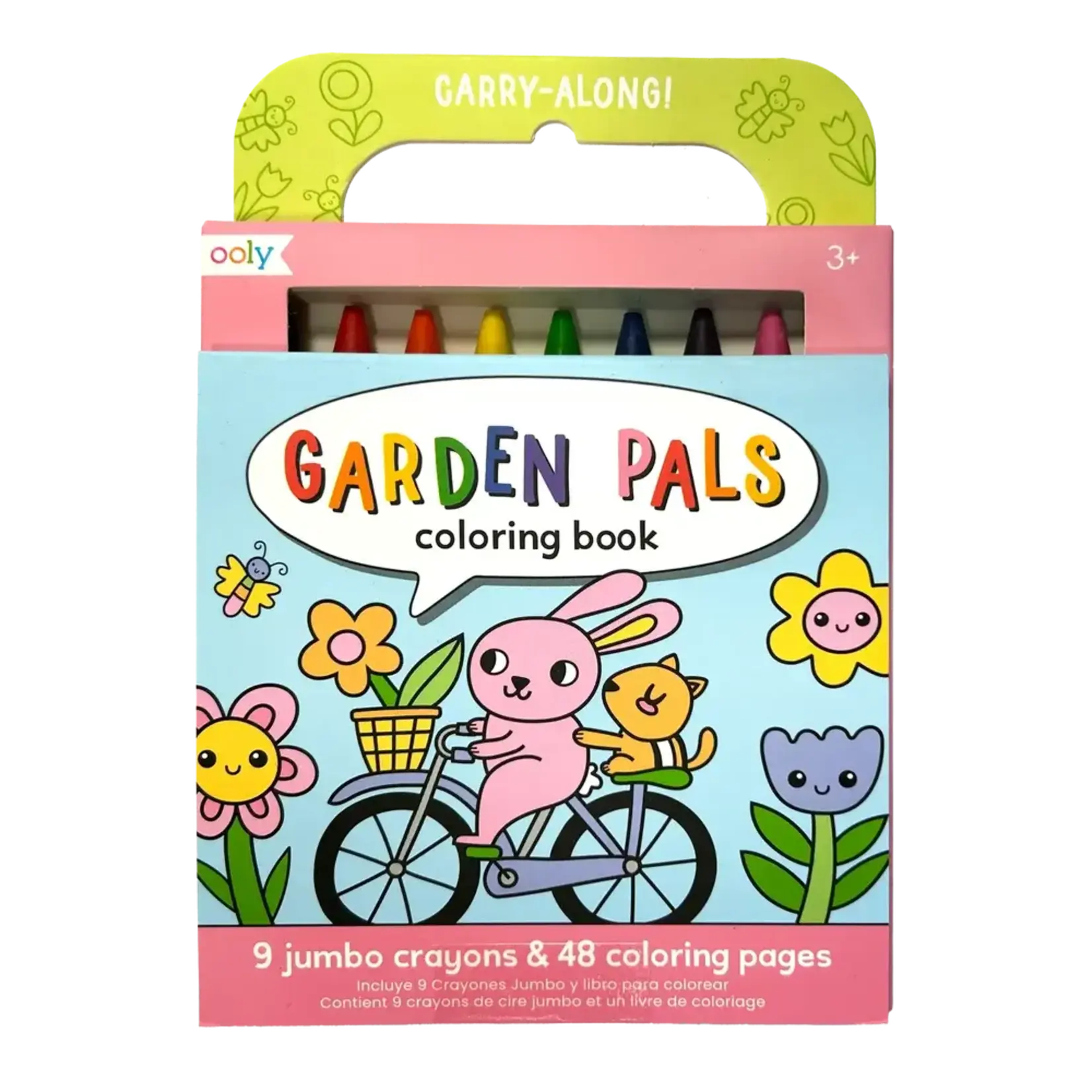 Ooly Ooly Carry-Along: Coloring Book Set - Garden Pals 10 PC Set