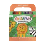 Ooly Ooly Carry-Along: Coloring Book Set - On Safari 10 PC Set