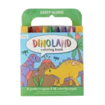 Ooly Ooly Carry-Along: Coloring Book Set - Dino Land 10 PC Set