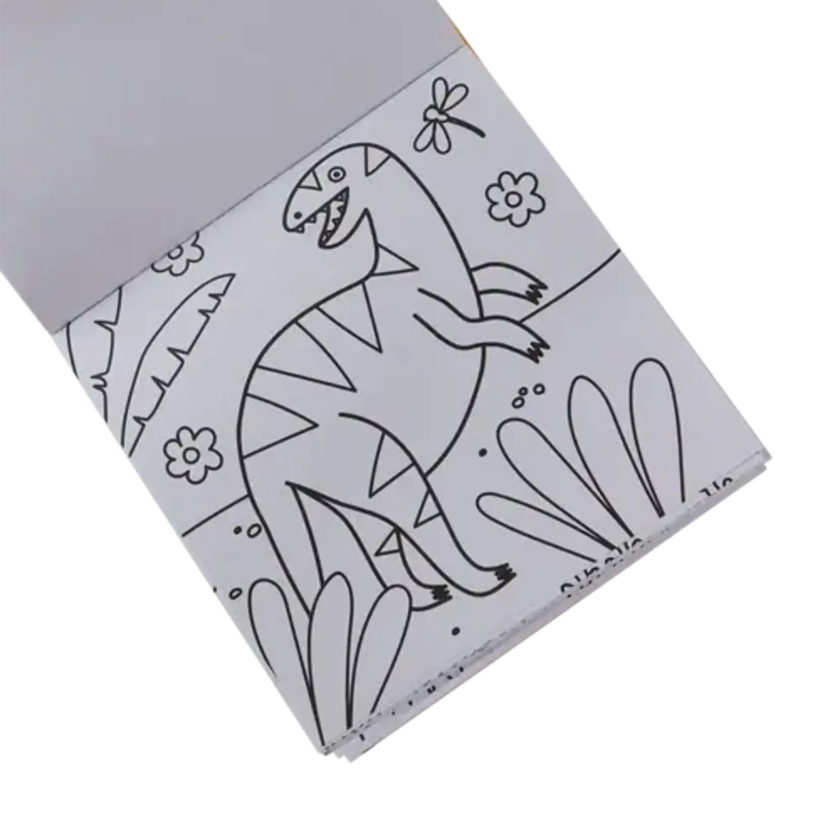Ooly Ooly Carry-Along: Coloring Book Set - Dino Land 10 PC Set