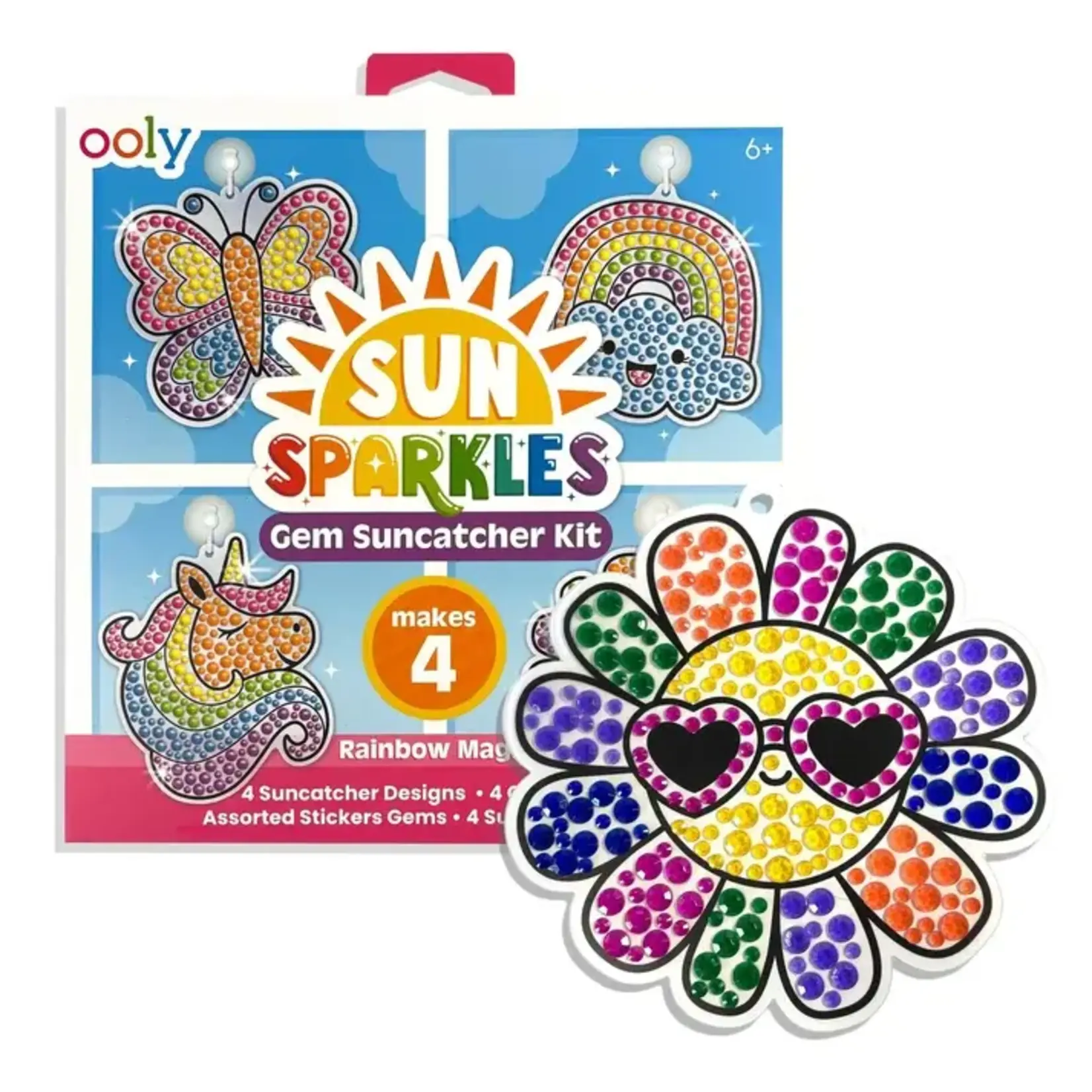Ooly Ooly Sun Sparkles: Gem Suncatcher Kit - Rainbow Magic