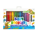 Ooly Ooly Body Doodlers: Face & Body Crayons Set of 12