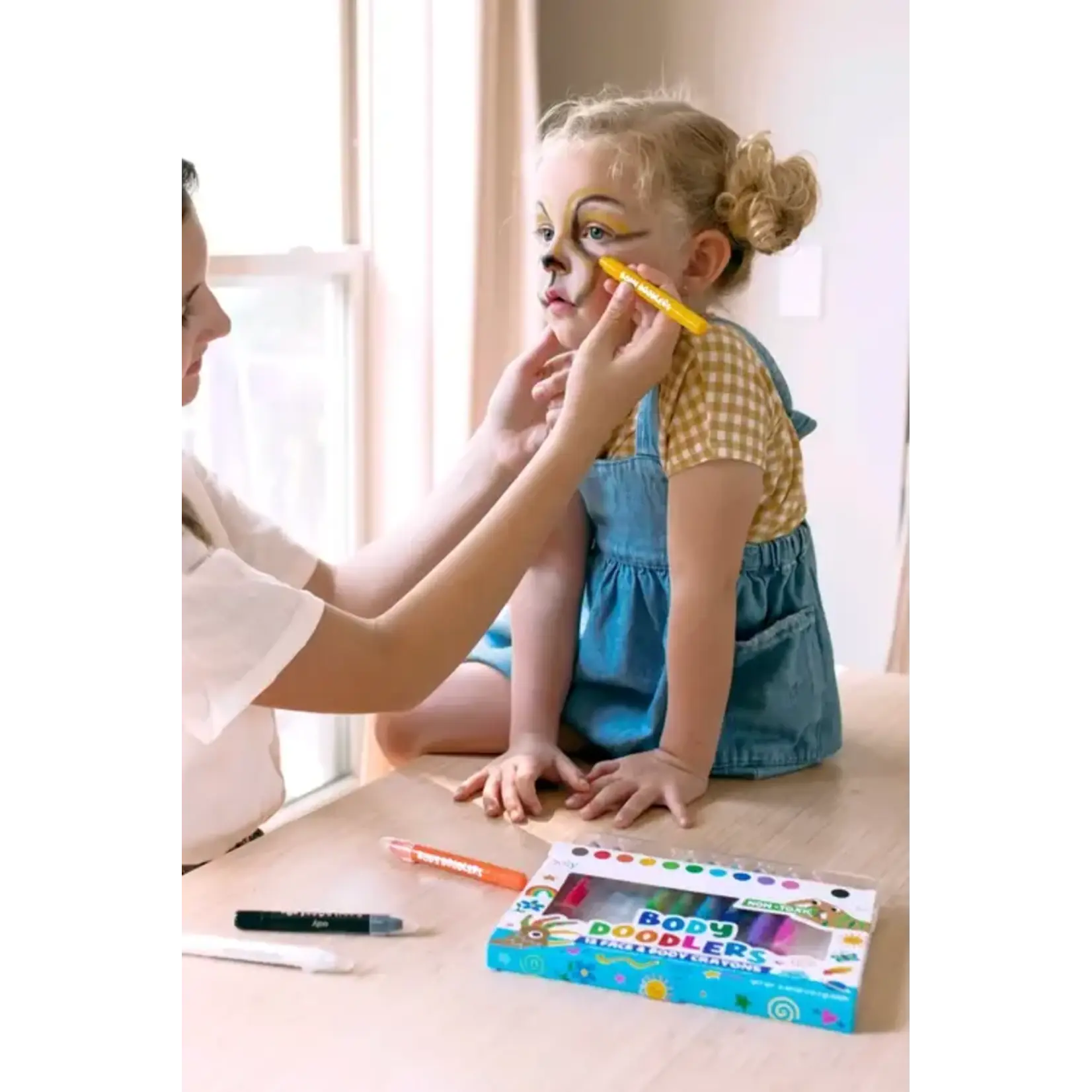 Ooly Ooly Body Doodlers: Face & Body Crayons Set of 12