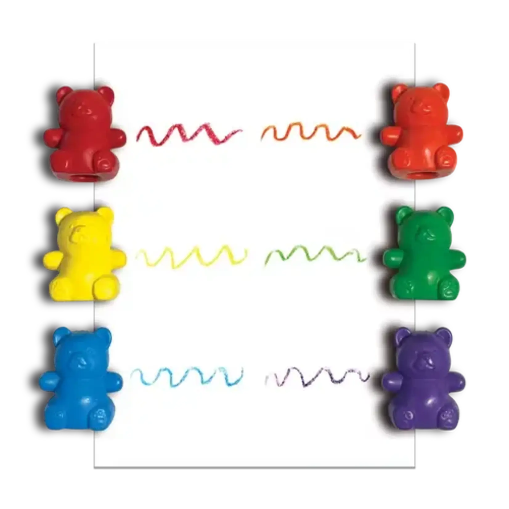 Ooly Ooly Cuddly Cubs: Bear Finger Crayons Set of 6