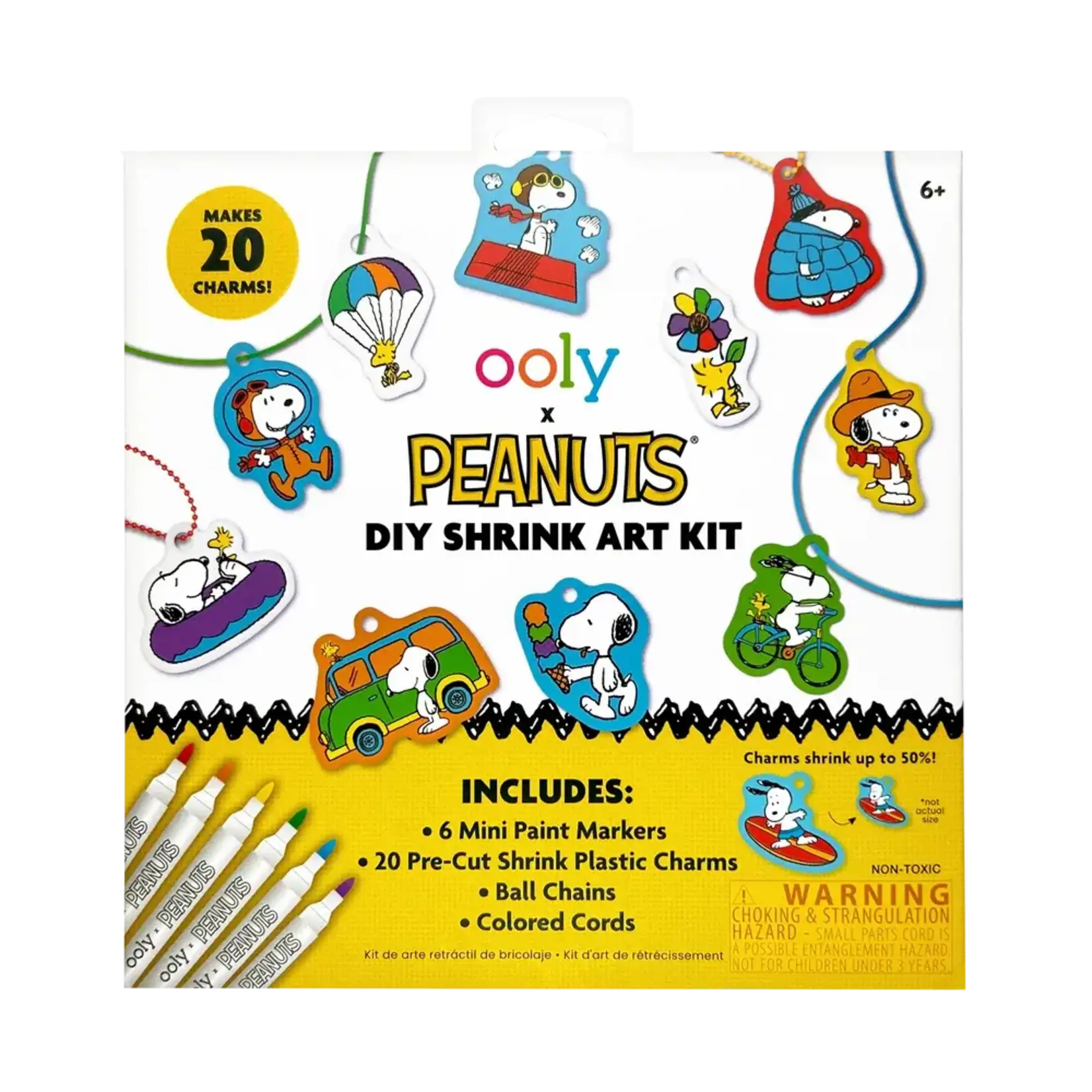 Ooly Ooly Shrink-Its! D.I.Y. Shrink Art Kit - Deluxe 73 PC Set
