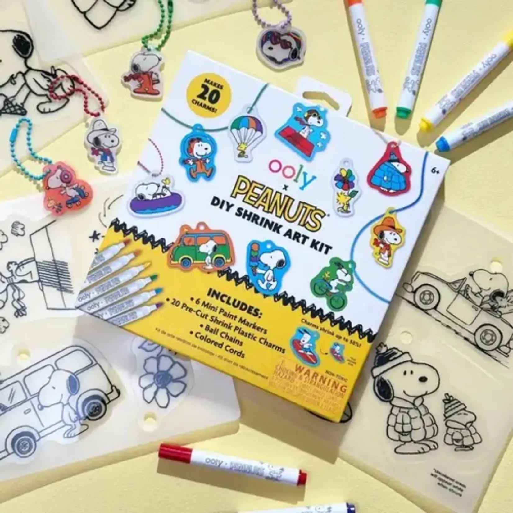 Ooly Ooly Shrink-Its! D.I.Y. Shrink Art Kit - Deluxe 73 PC Set