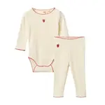 Floss Floss Gentle Cream Flora Pointelle Body And Flora Legging Set