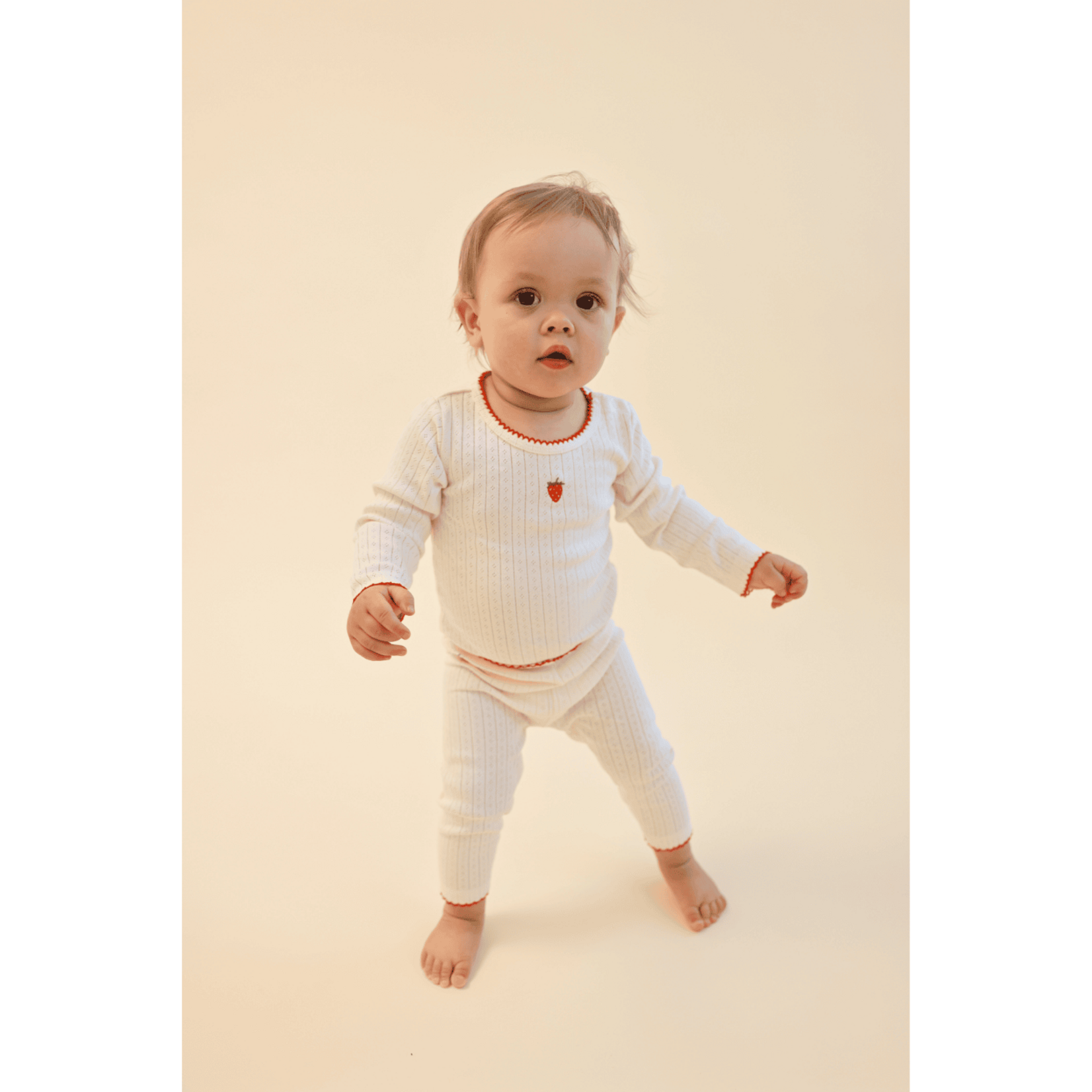 Floss Floss Gentle Cream Flora Pointelle Body And Flora Legging Set
