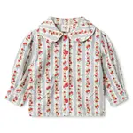 Floss Floss Blue Air Rose Aria Overshirt And Aria Skirt Set