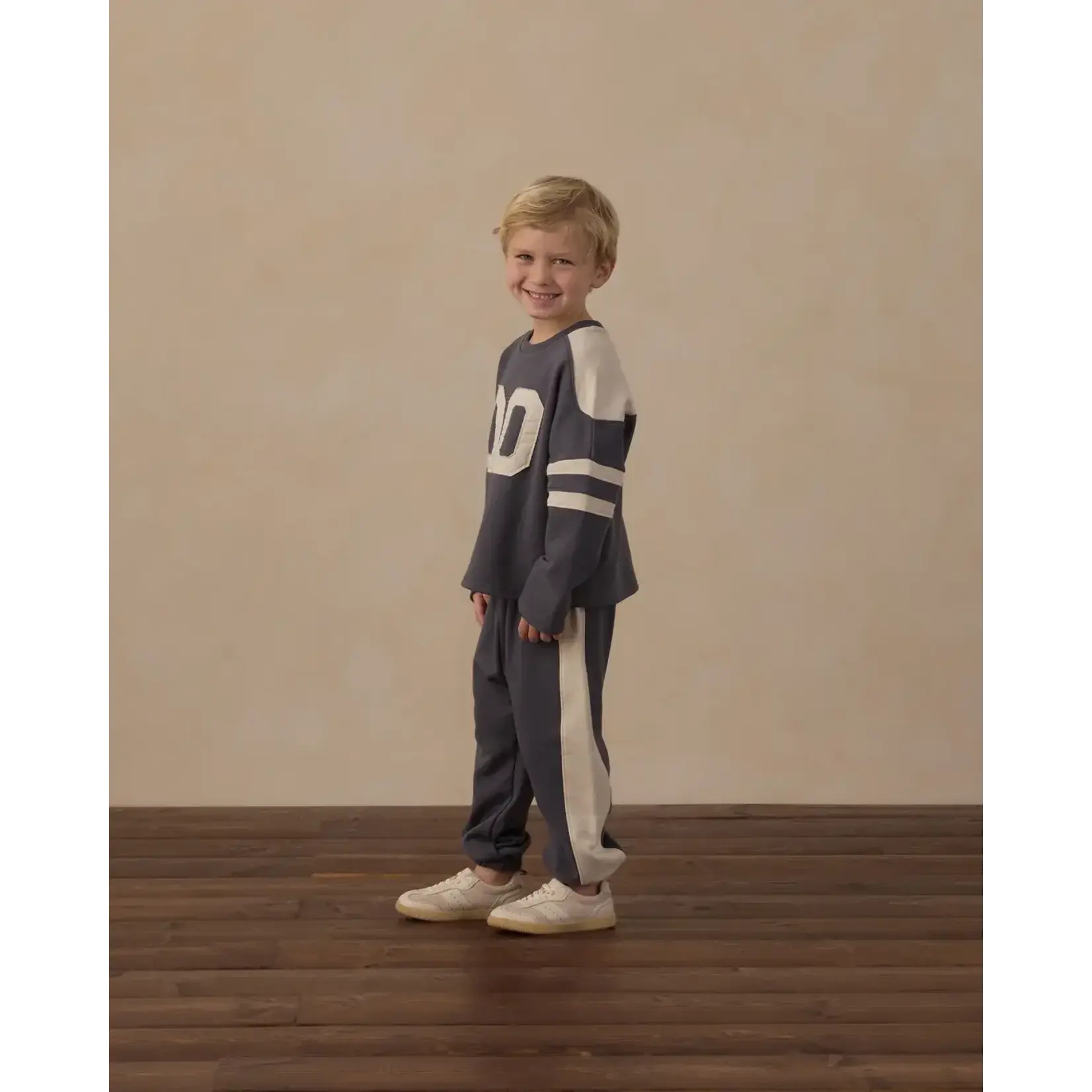 Rylee + Cru Rylee + Cru Midnight Hockey Sweatshirt & Paneled Pant Set