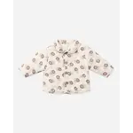 Quincy Mae Quincy Mae Natural Fall Floral Quilted Jacket