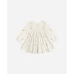 Quincy Mae Quincy Mae Natural Celestial Ribbed L/S Dress
