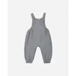 Quincy Mae Quincy Mae Cloud Zion Shirt And Slate Baby Overall Set