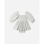 Quincy Mae Quincy Mae Cloud Stripe Lainey Romper