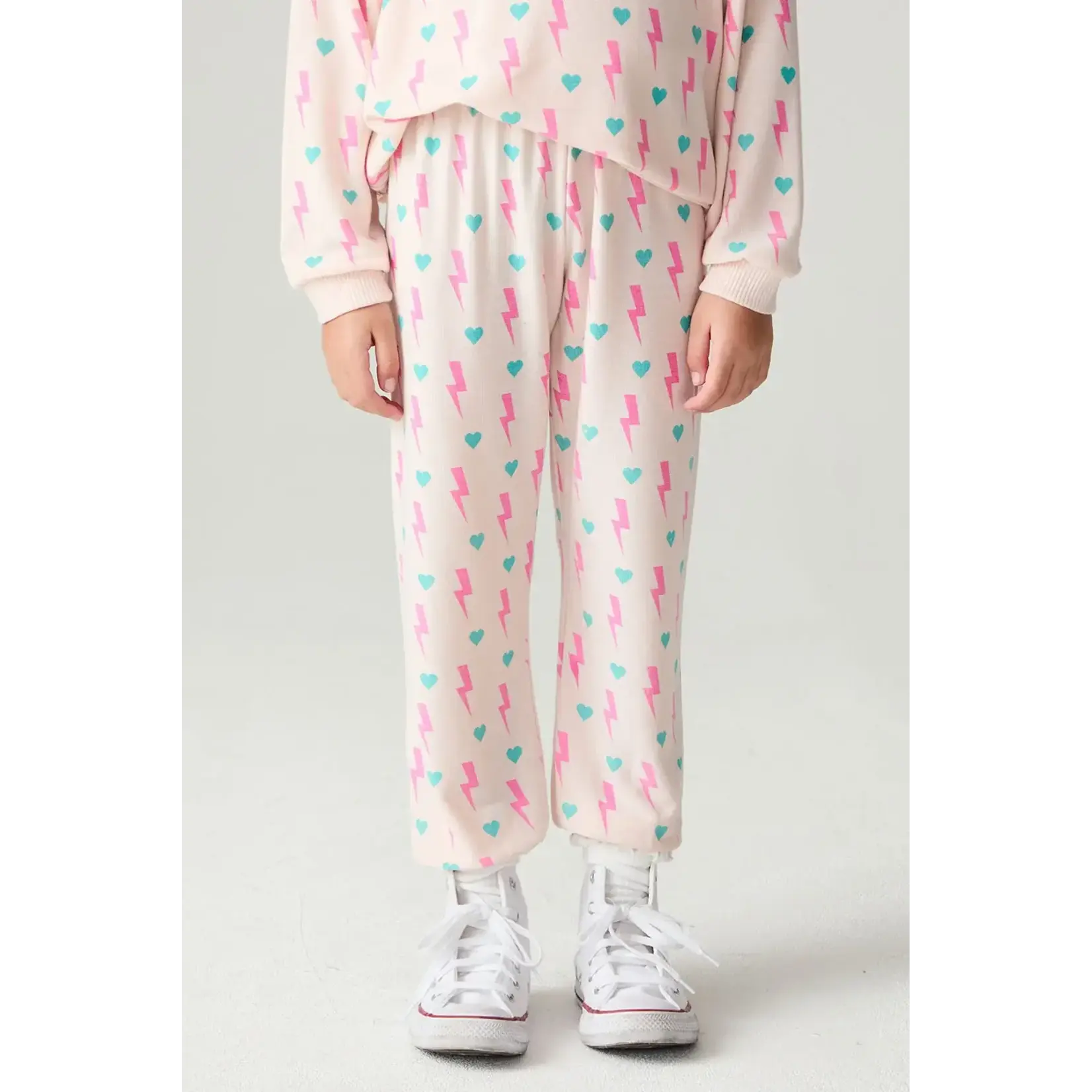 Chaser Chaser Mauvel Ditsy Hearts Pants