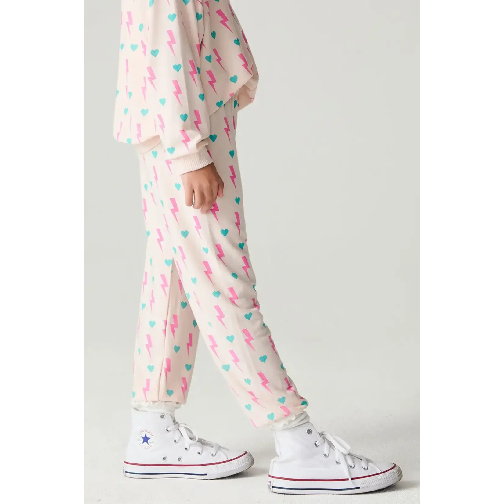 Chaser Chaser Mauvel Ditsy Hearts Pants