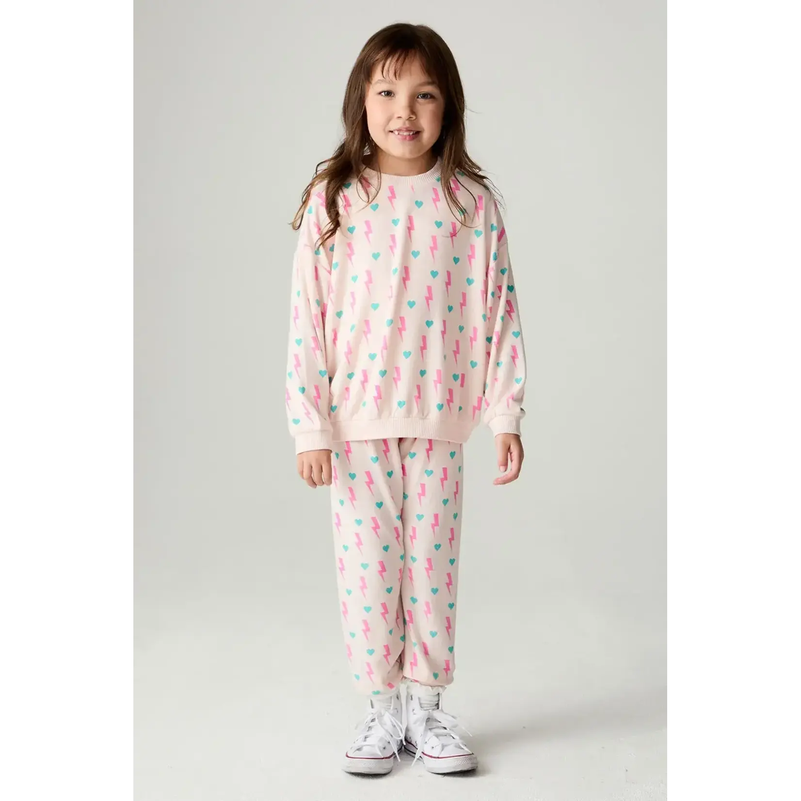 Chaser Chaser Mauvel Ditsy Hearts Pants
