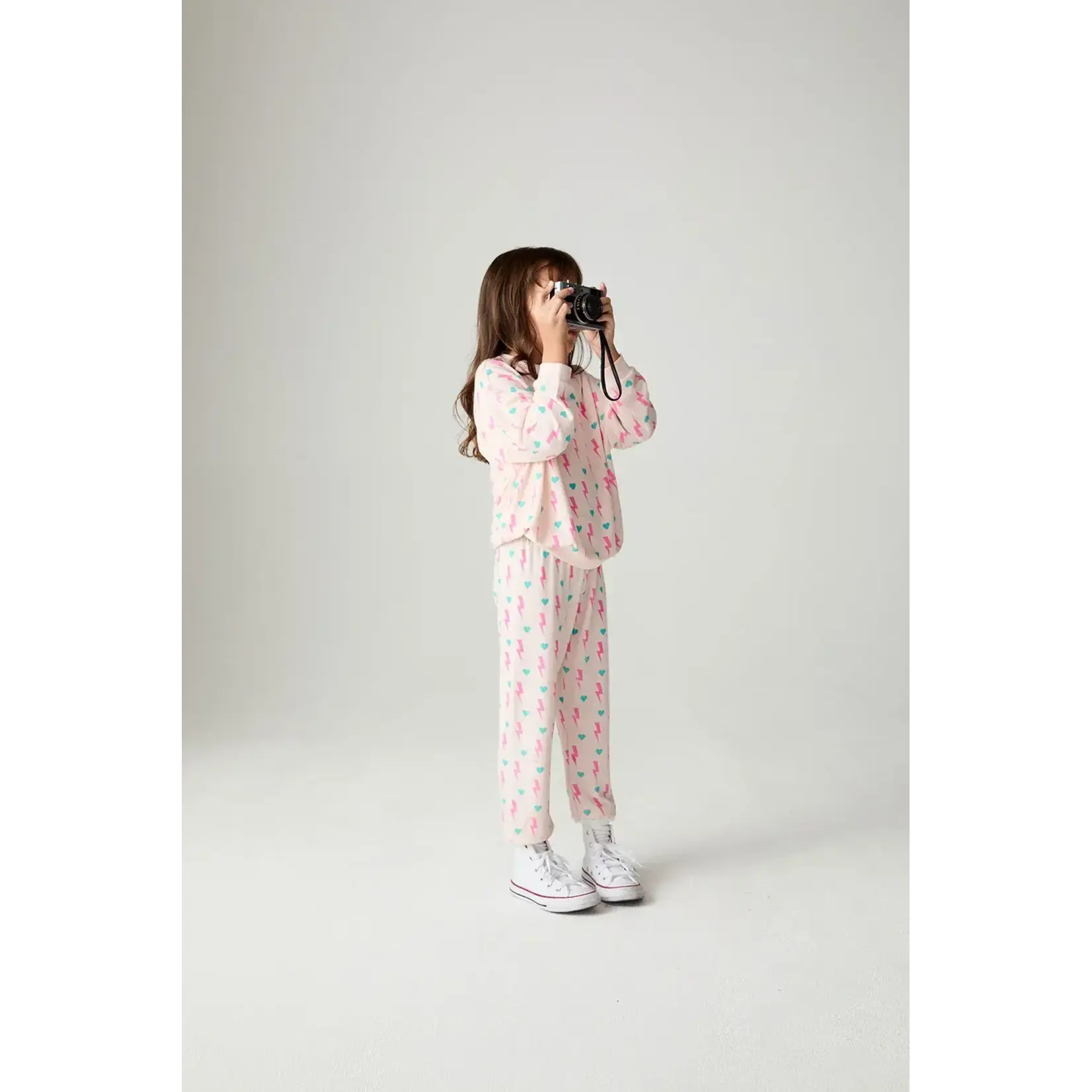 Chaser Chaser Mauvel Ditsy Hearts Pants