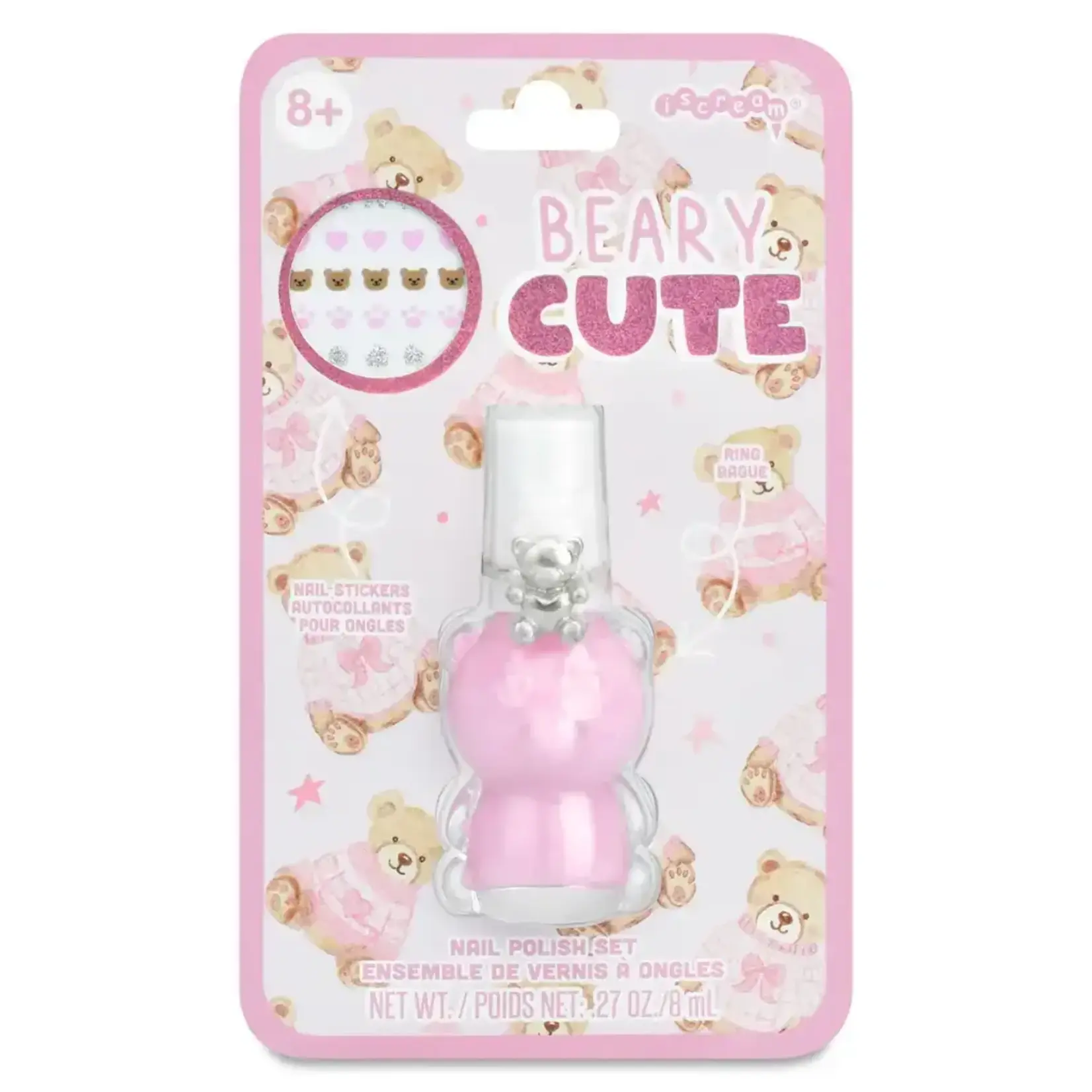 iscream Iscream Beary Cute Nail Polish & Ring Set