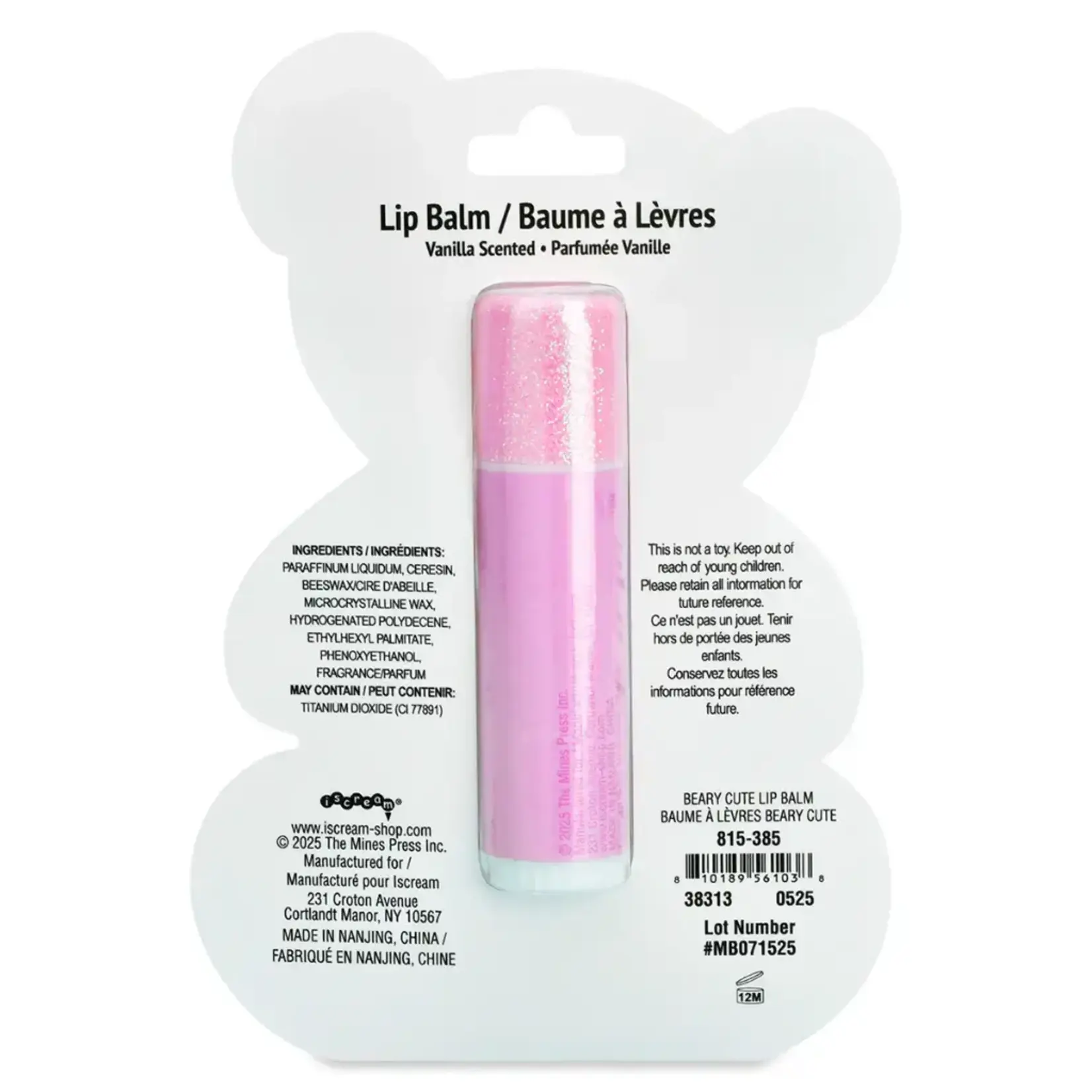 iscream Iscream Beary Cute Lip Balm