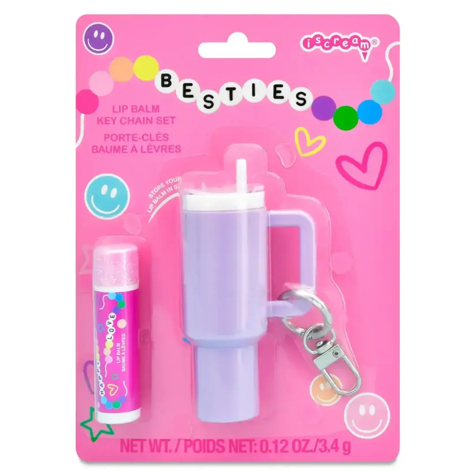 iscream Iscream Besties Lip Balm Key Chain Set