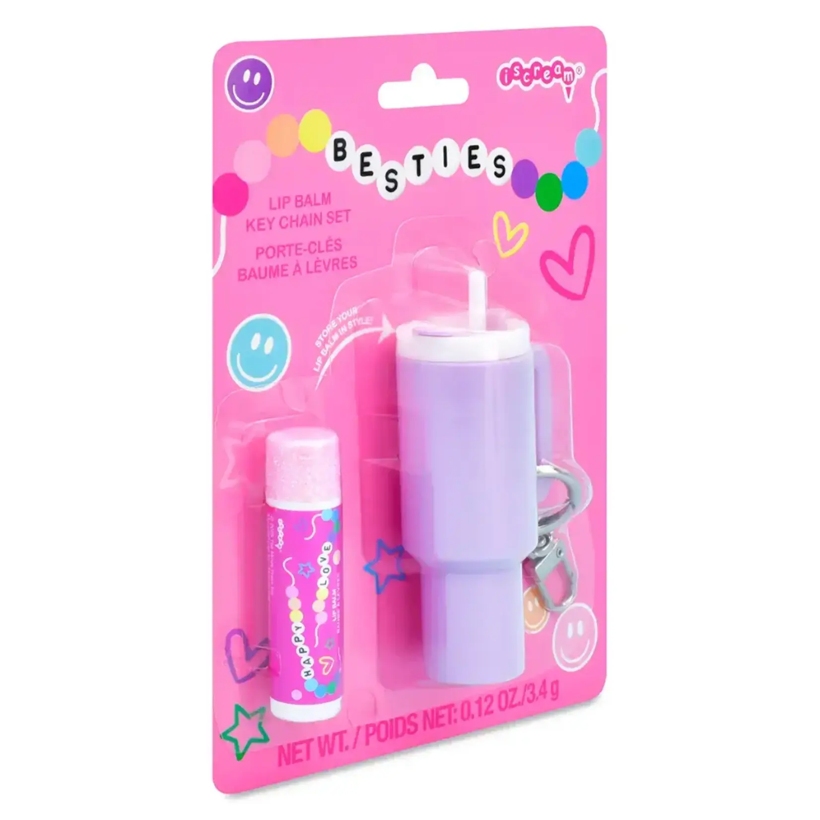 iscream Iscream Besties Lip Balm Key Chain Set