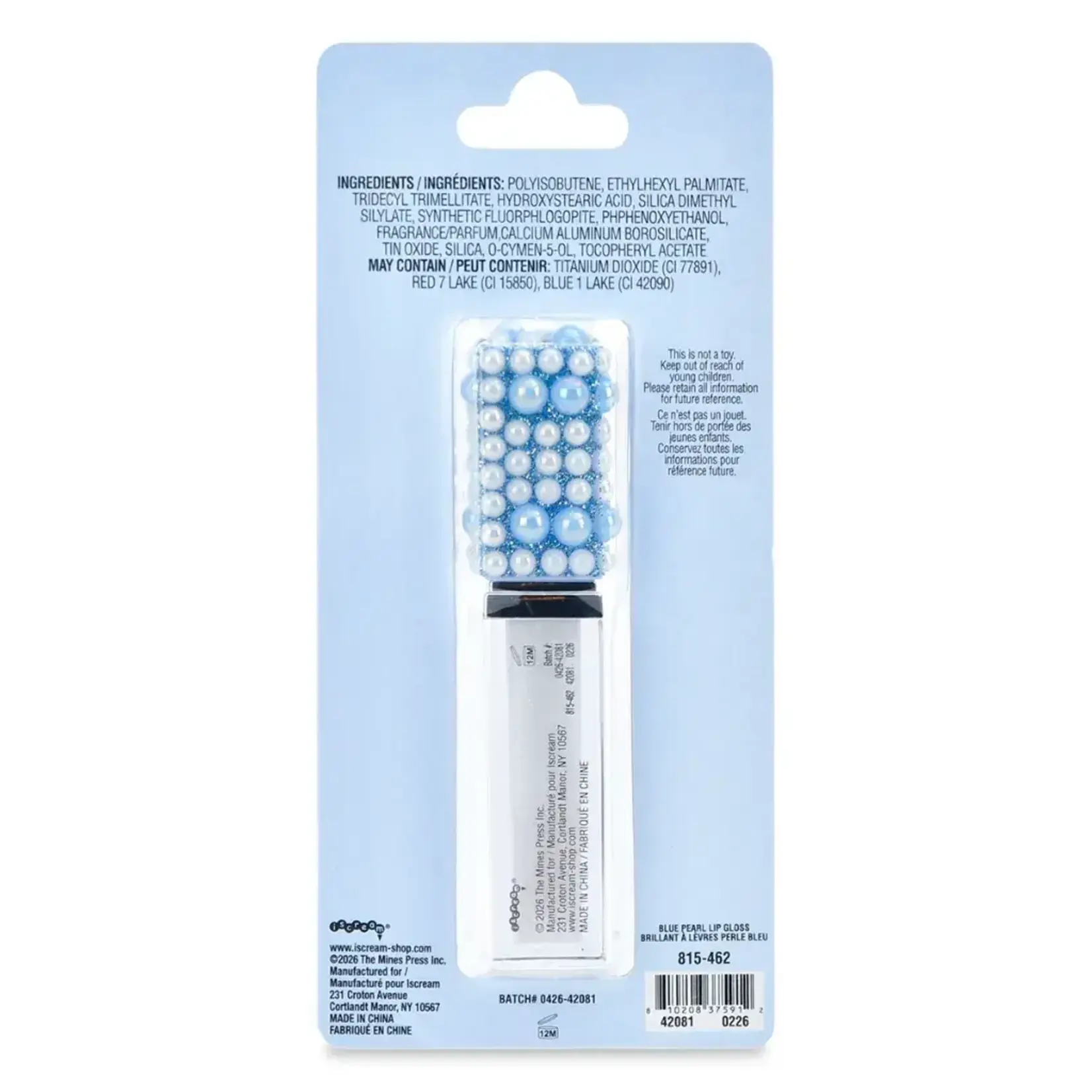 iscream Iscream Blue Pearl Lip Gloss