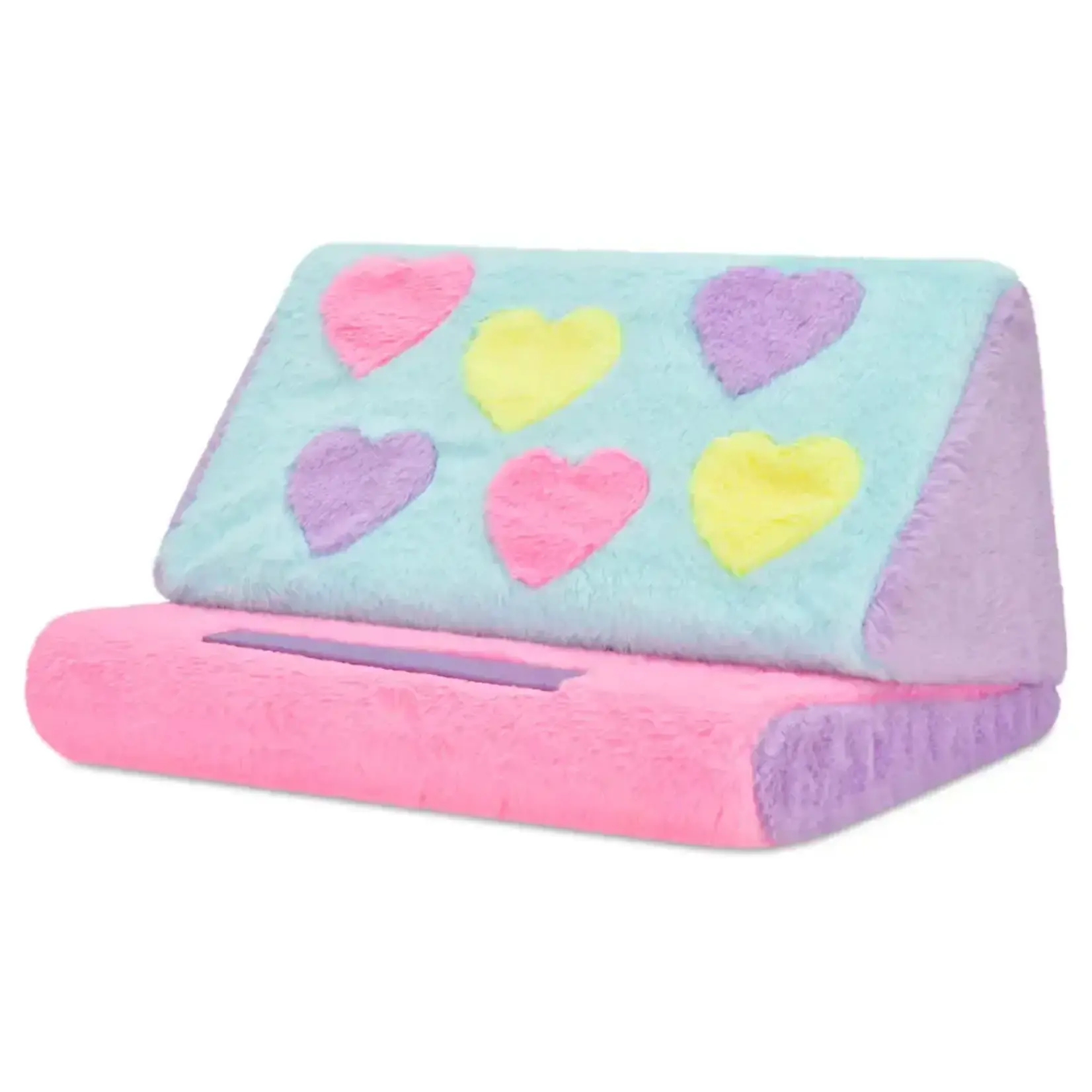 iscream Iscream Hearts Color Block Tablet Pillow