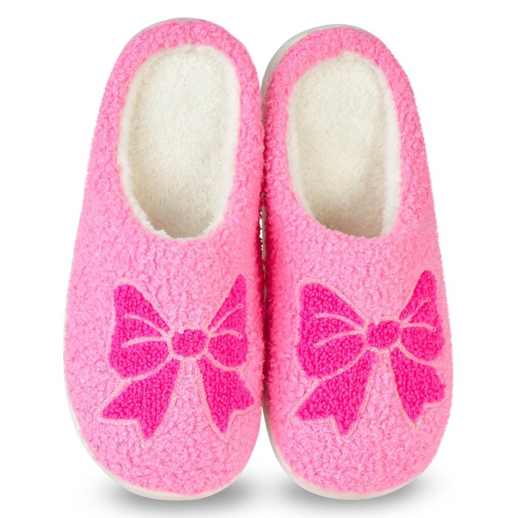 iscream Iscream Pink Cozy Bows Slippers