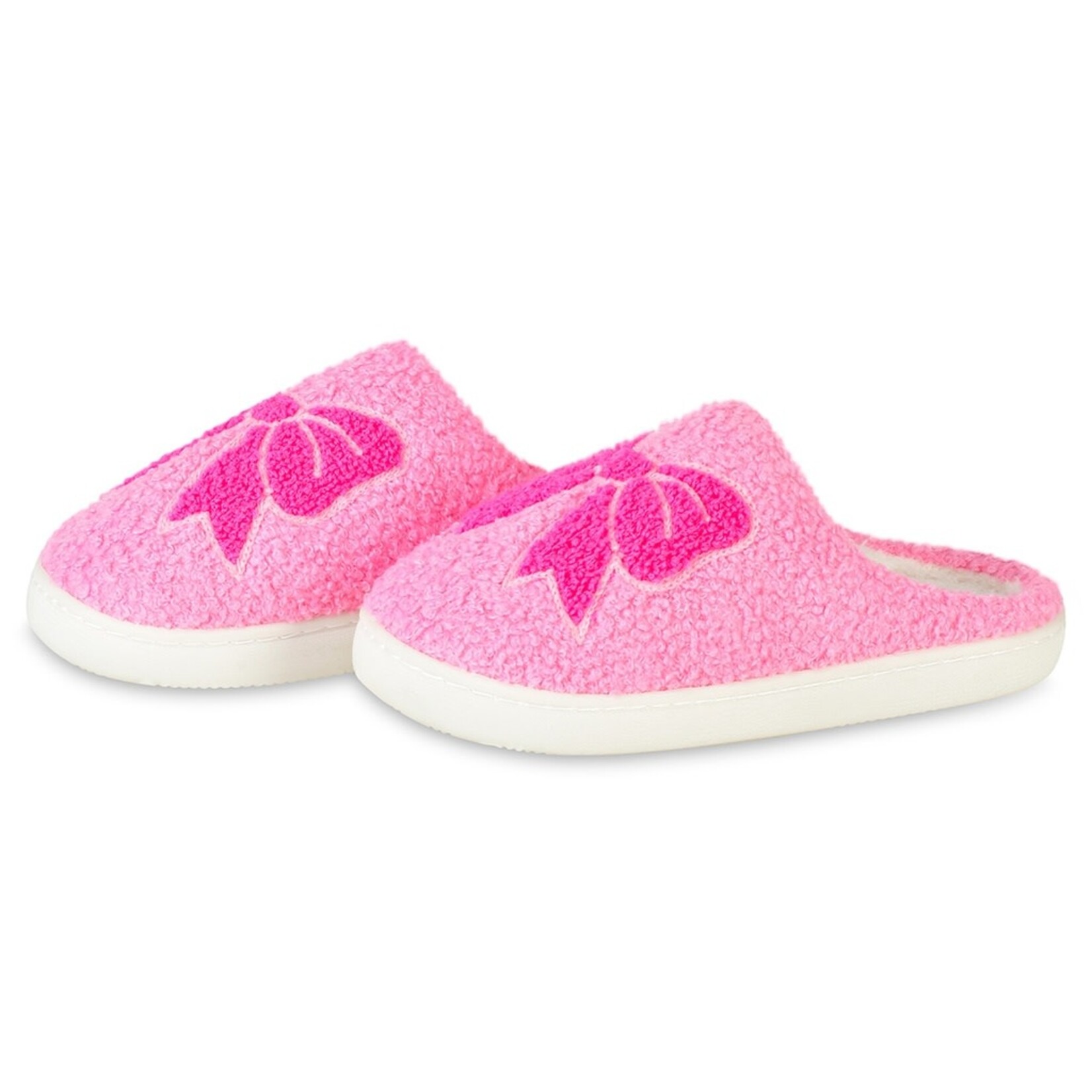 iscream Iscream Pink Cozy Bows Slippers