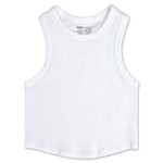 iscream Iscream Cropped Ribbed Racerback Tank Top