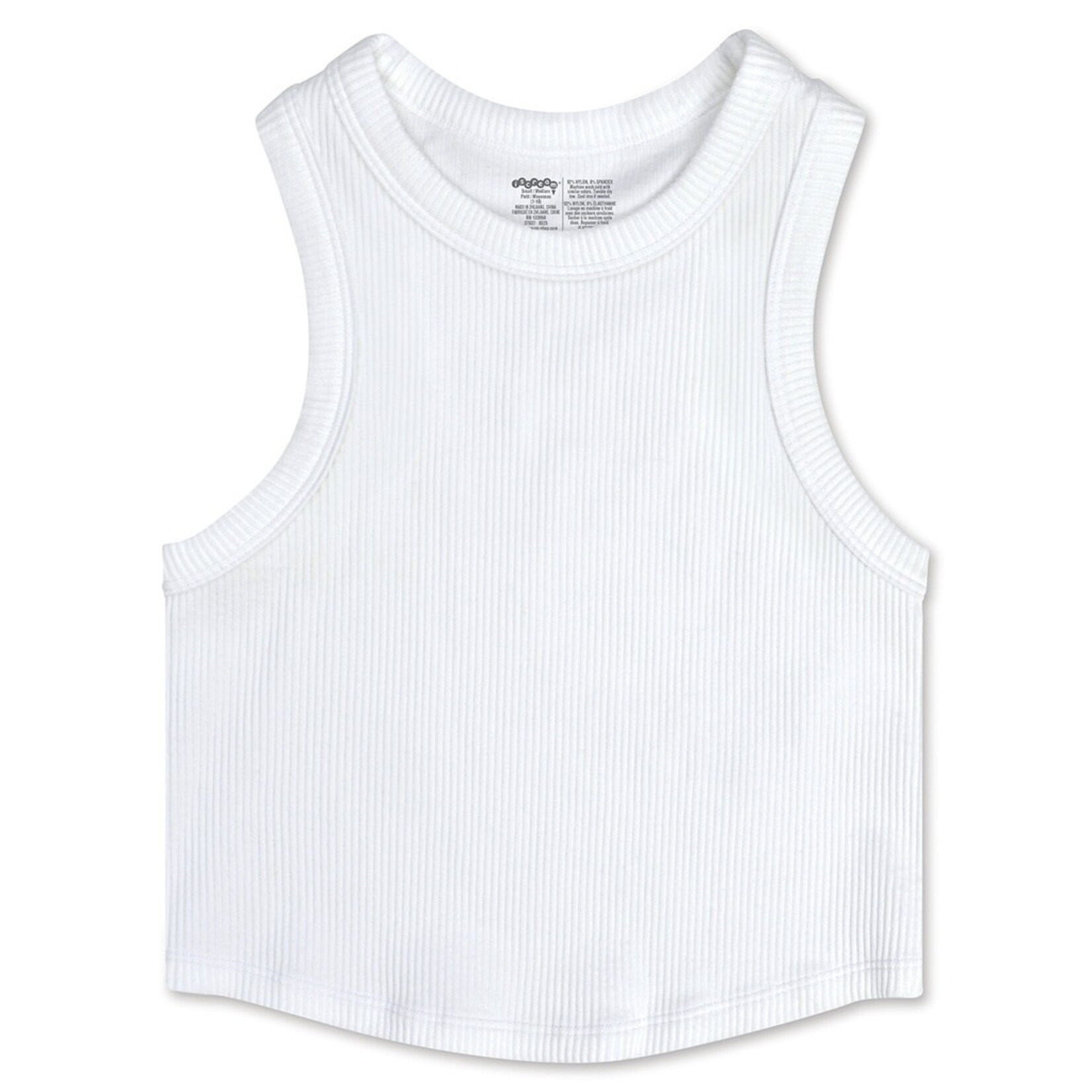 iscream Iscream Cropped Ribbed Racerback Tank Top