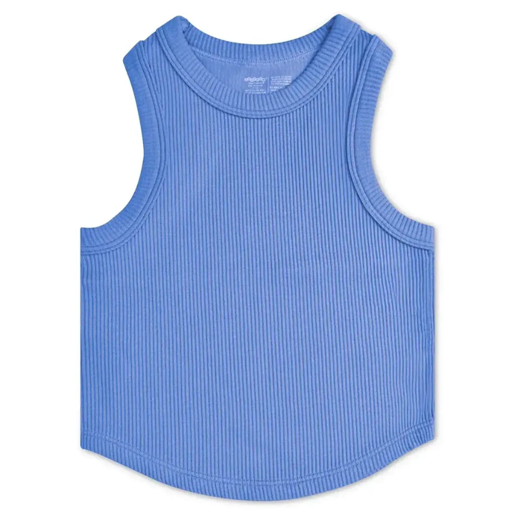 iscream Iscream Cropped Ribbed Racerback Tank Top