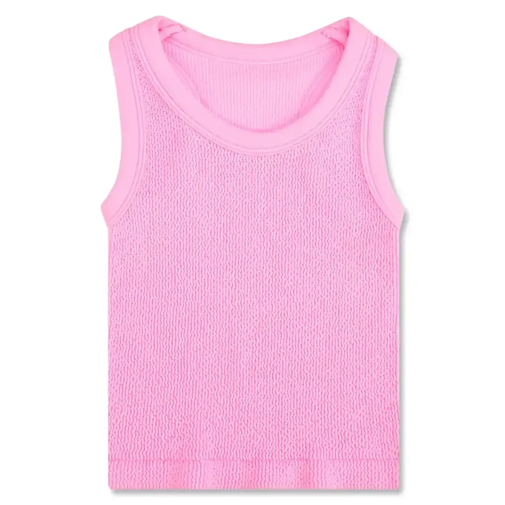 iscream Iscream Cropped Ribbed Racerback Tank Top