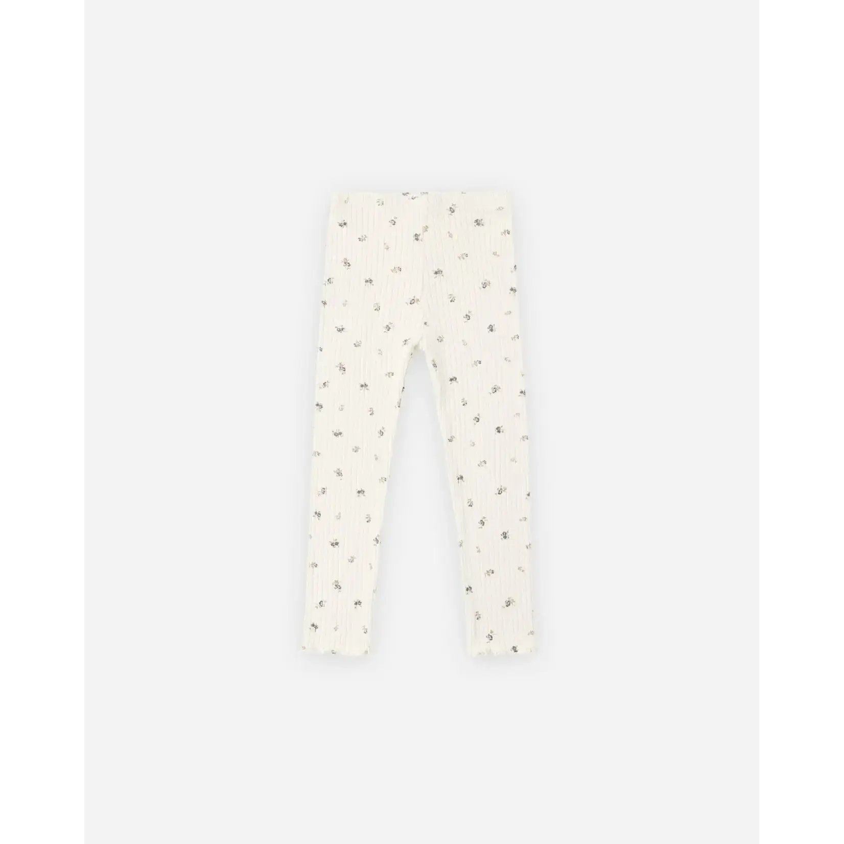 Rylee + Cru Rylee & Cru Natural Ditsy Ribbed L/S Top And Legging Set