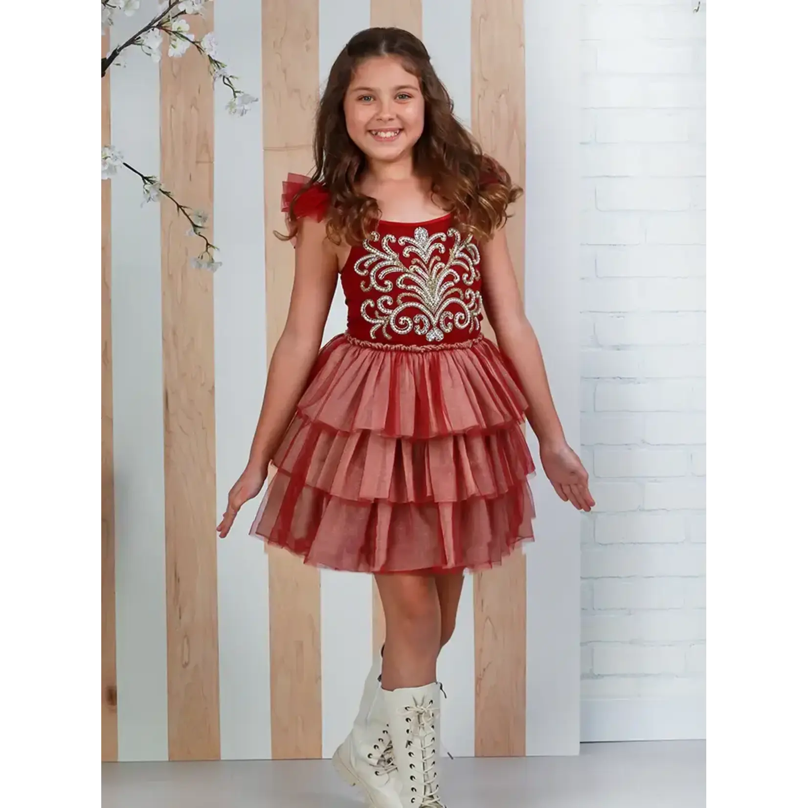 Ooh La La Ooh La La Berry Clara Dress