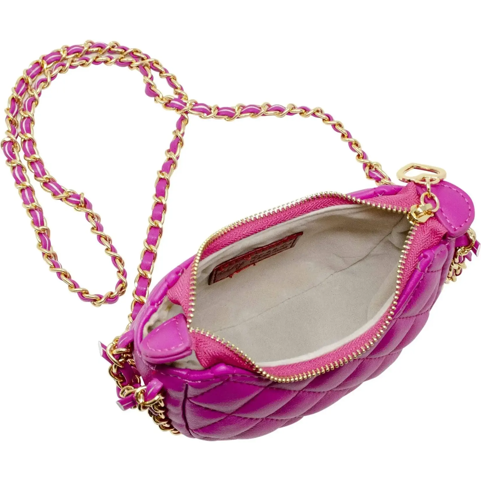 Zomi Gems Zomi Gems Tiny Quilted Chain Wrapped Hobo Bag