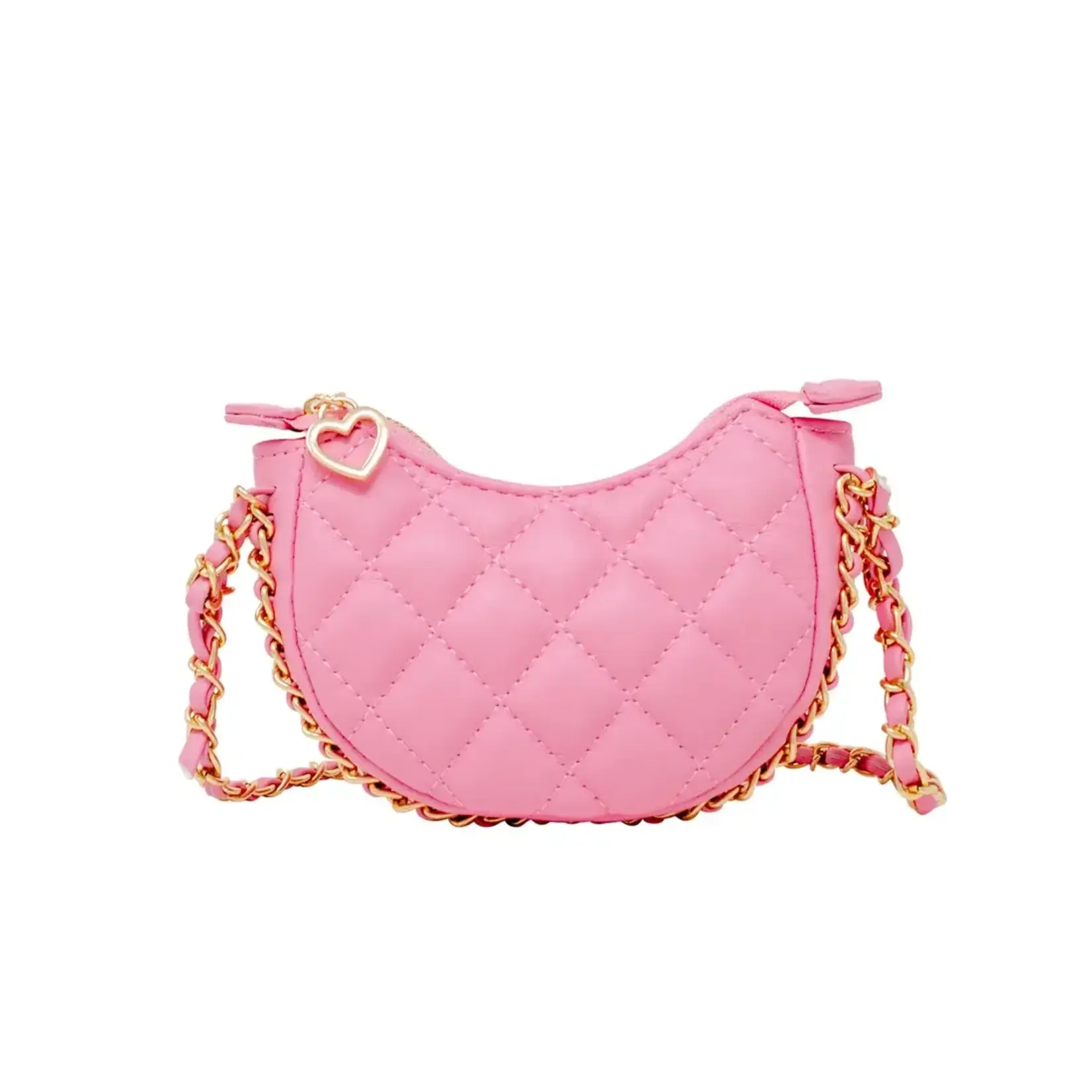 Zomi Gems Zomi Gems Tiny Quilted Chain Wrapped Hobo Bag