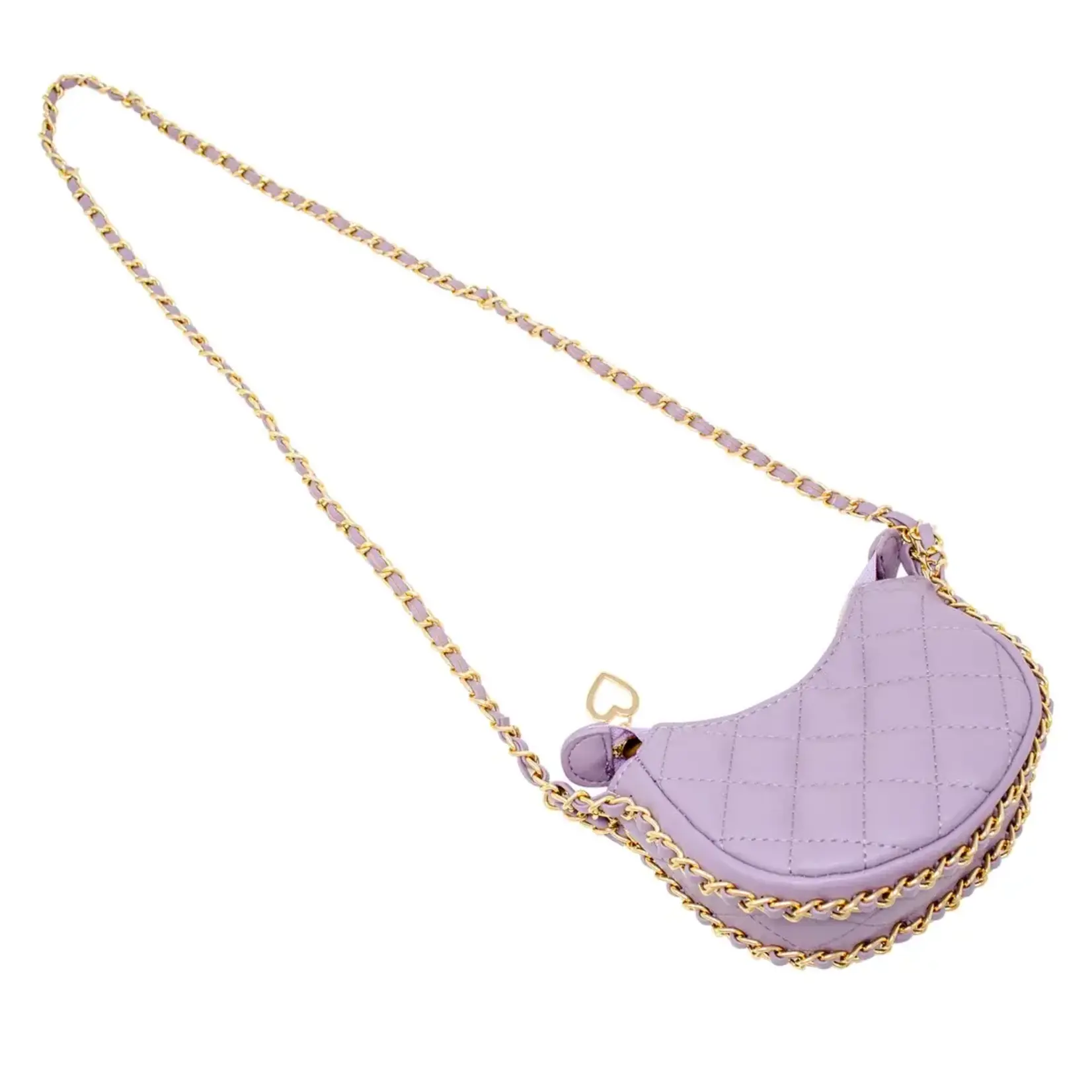 Zomi Gems Zomi Gems Tiny Quilted Chain Wrapped Hobo Bag