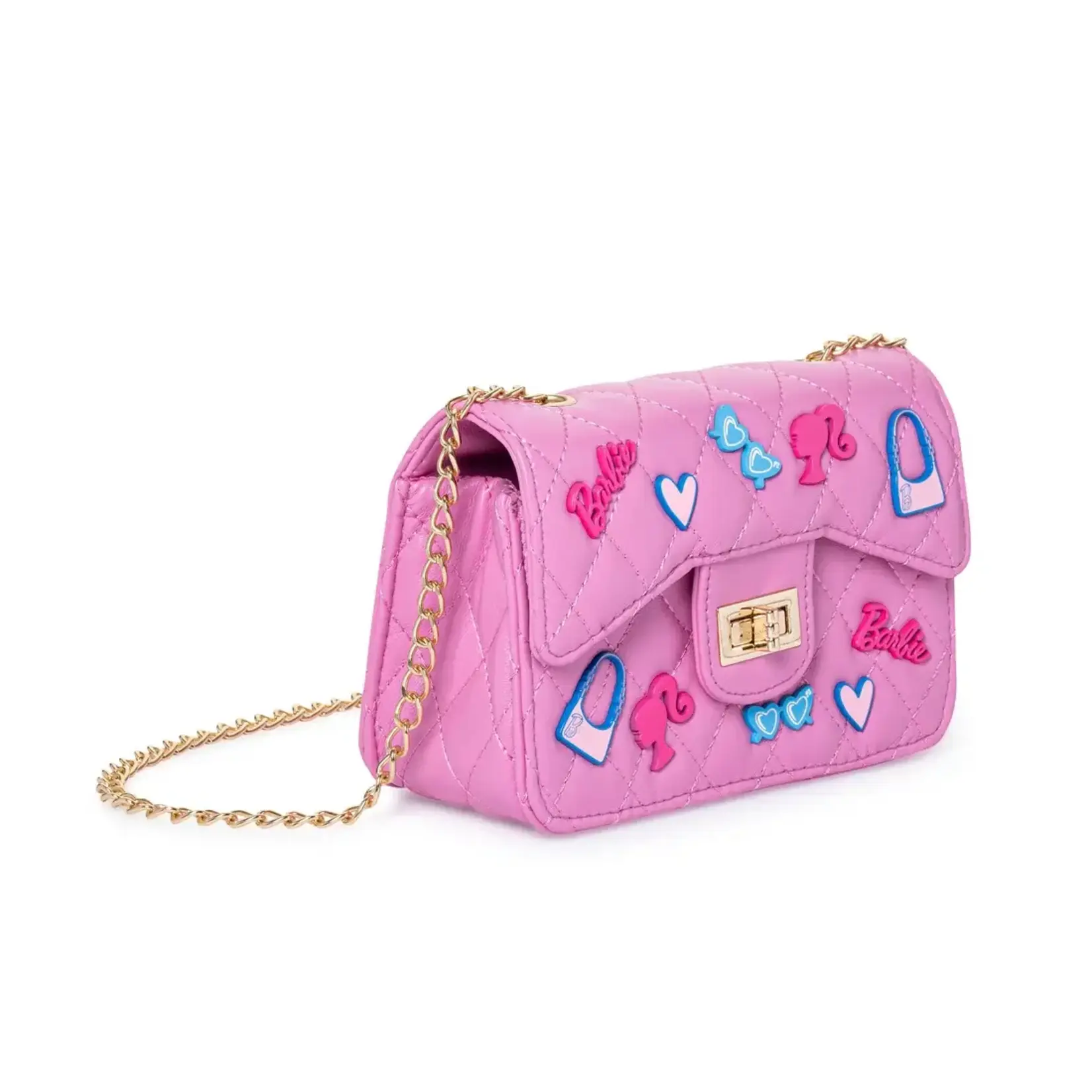 Zomi Gems Zomi Gems Barbie Classic Quilted Kids Handbag with Charms