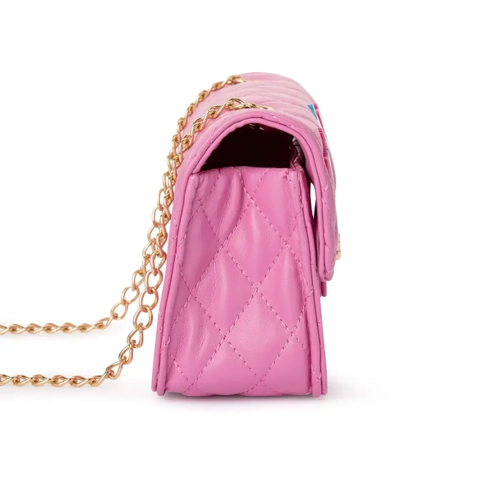 Zomi Gems Zomi Gems Barbie Classic Quilted Kids Handbag with Charms