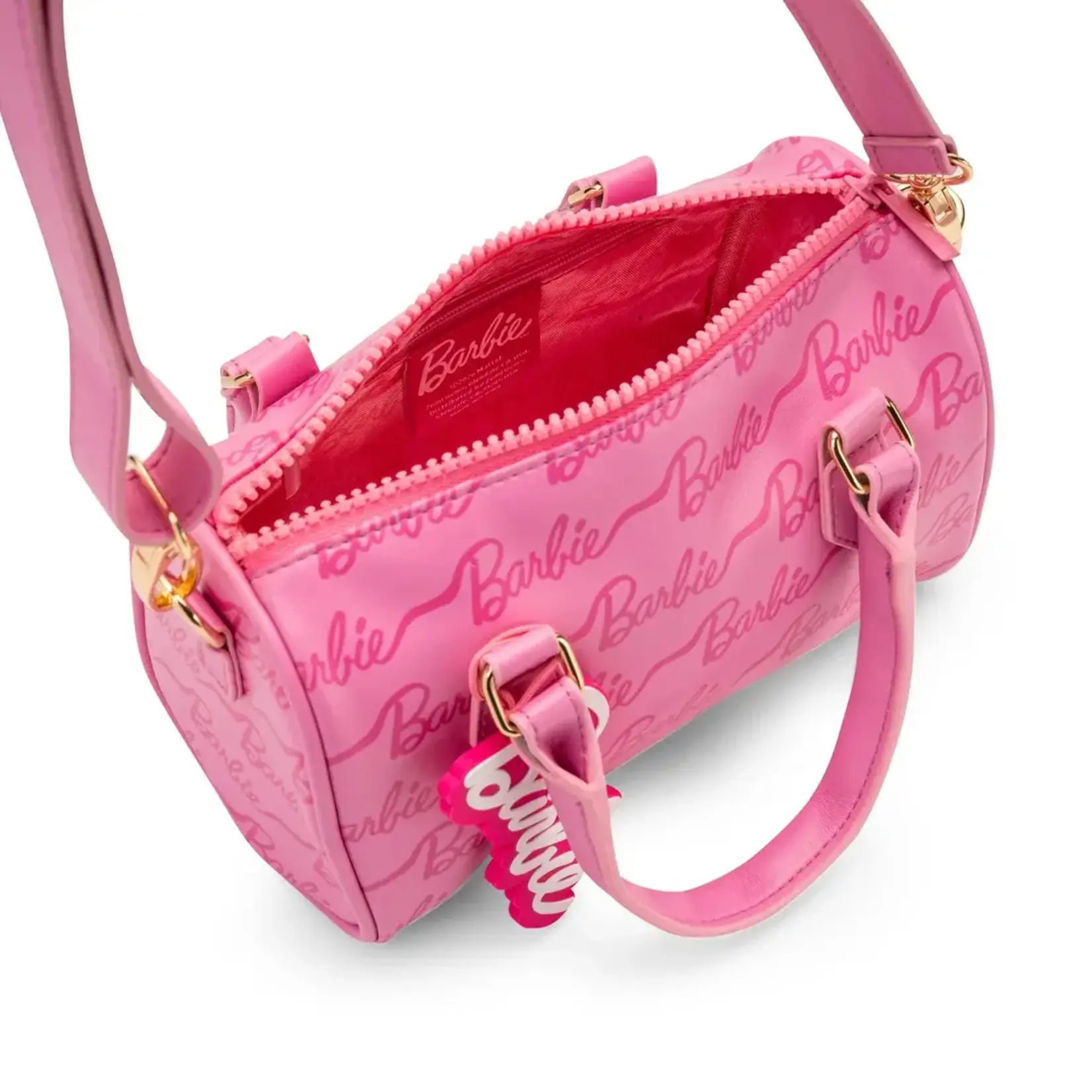Zomi Gems Zomi Gems Barbie Ribbon Script Kids Mini Duffle Handbag