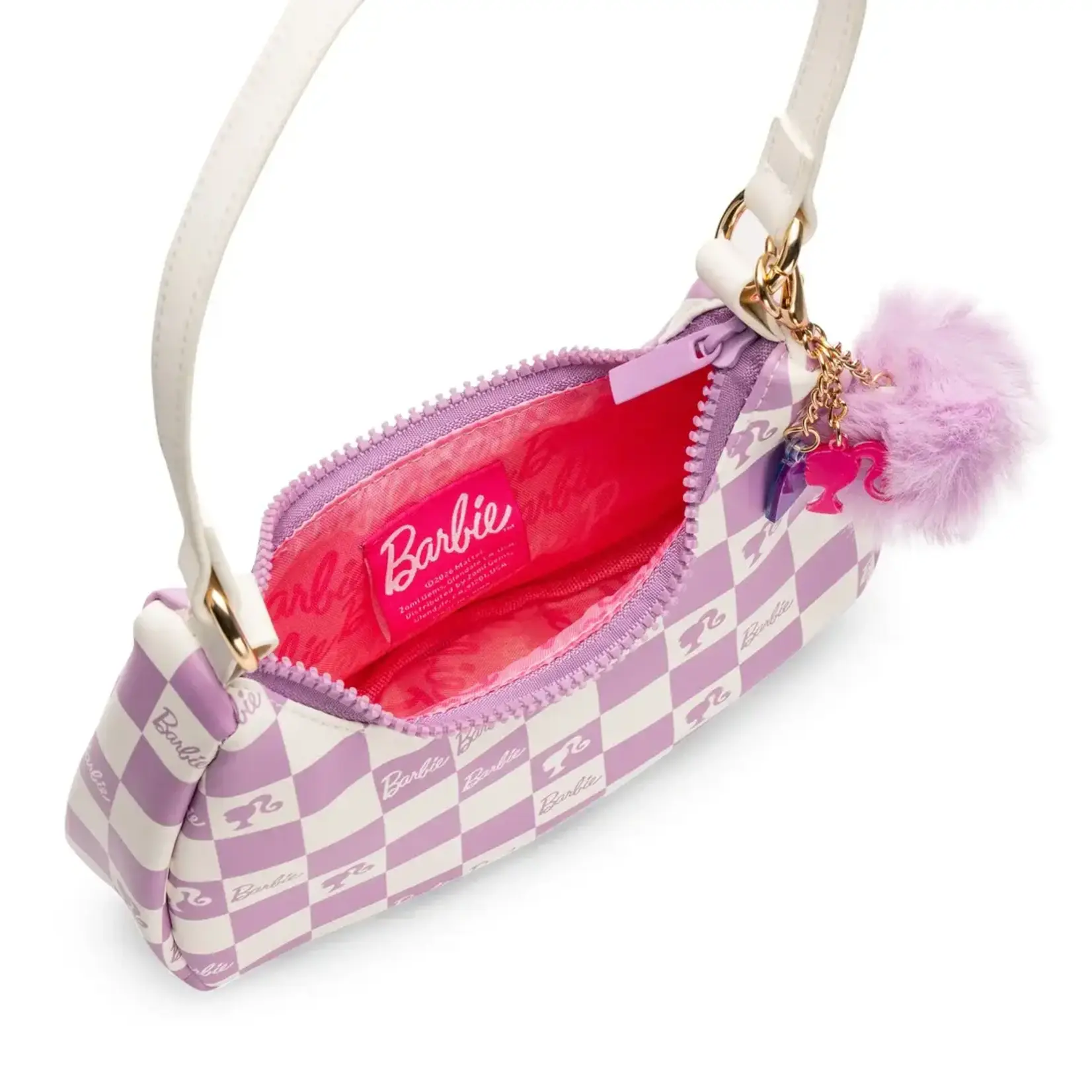 Zomi Gems Zomi Gems Barbie Checkered Kids Hobo Handbag