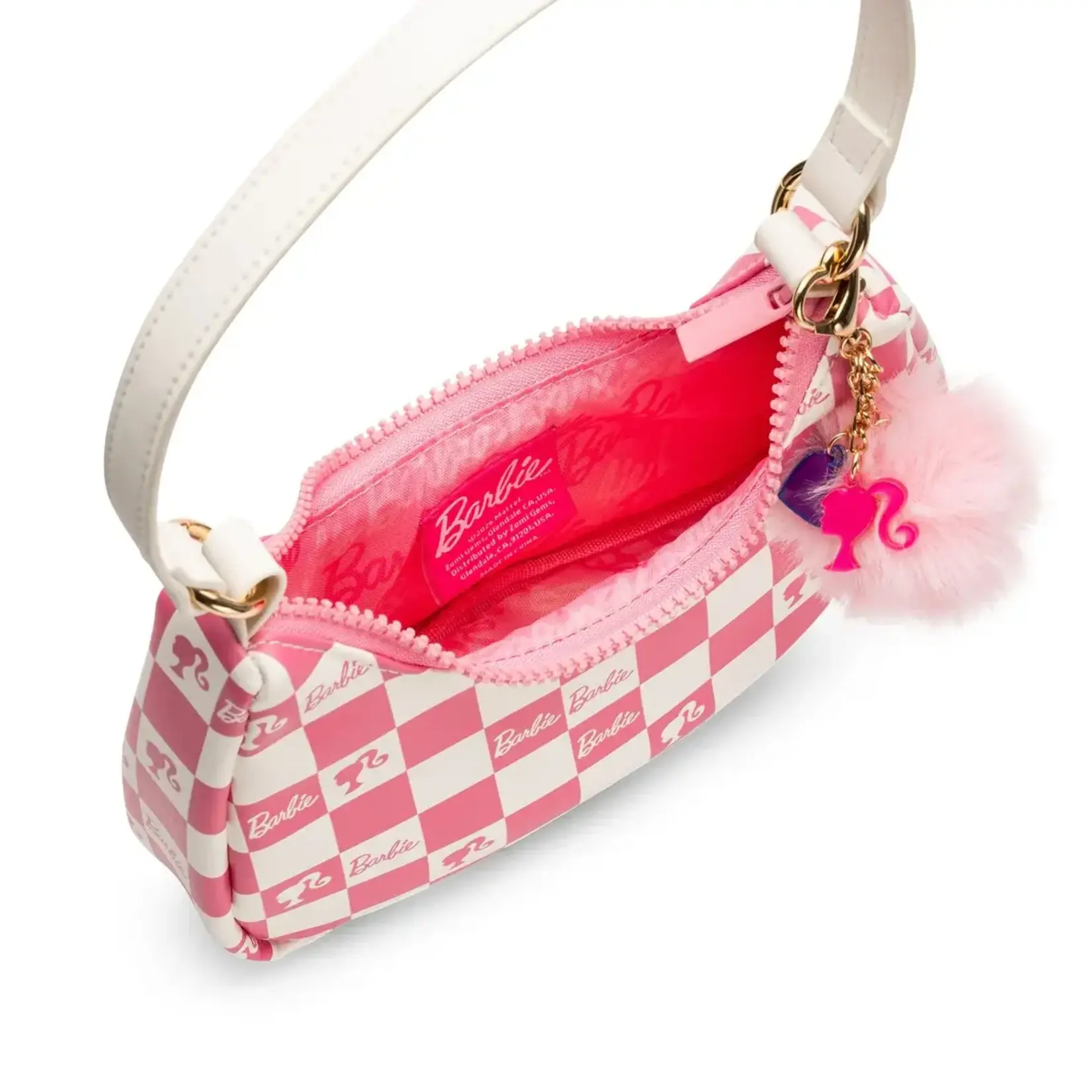 Zomi Gems Zomi Gems Barbie Checkered Kids Hobo Handbag