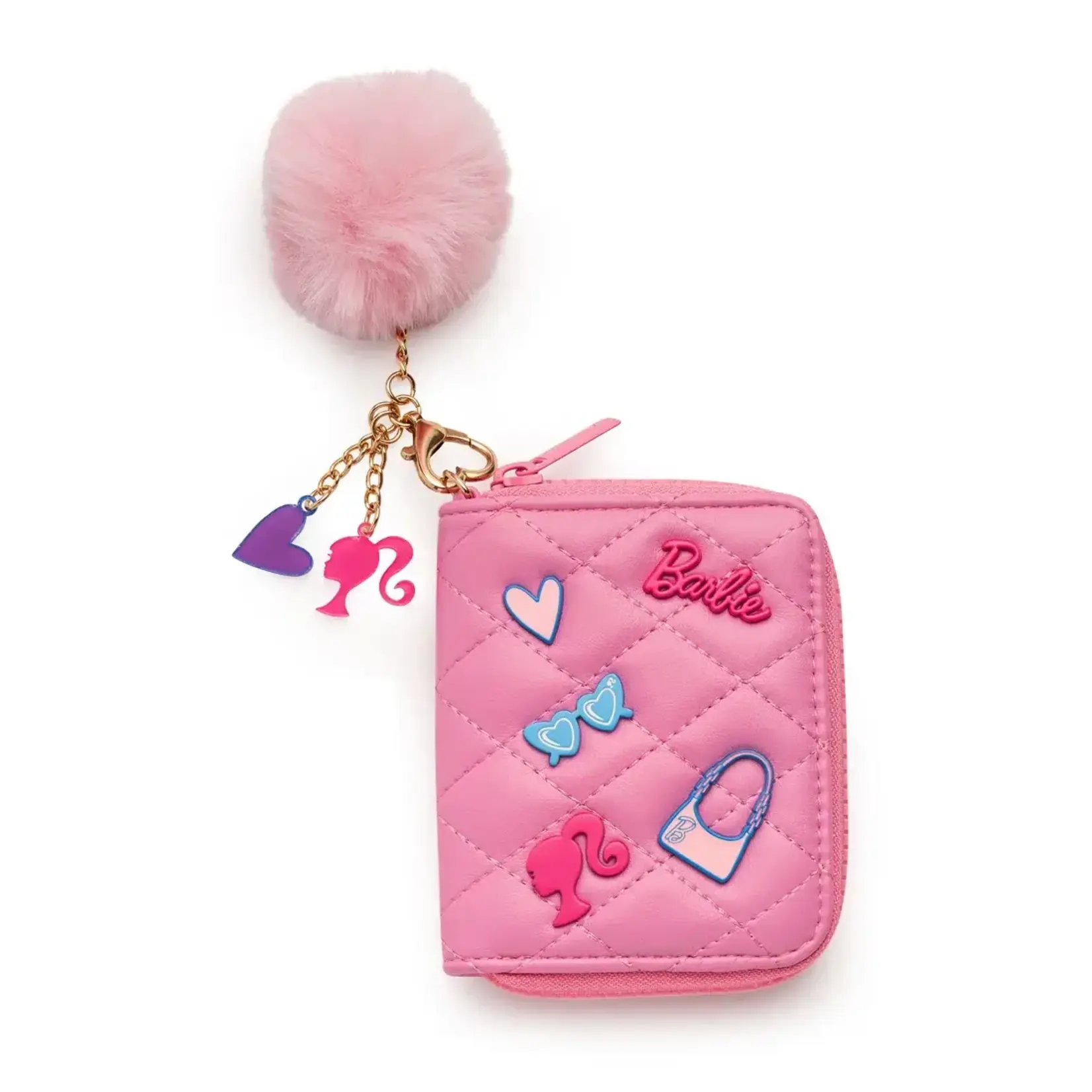 Zomi Gems Zomi Gems Barbie Quilted Kids Zip Wallet with Charms